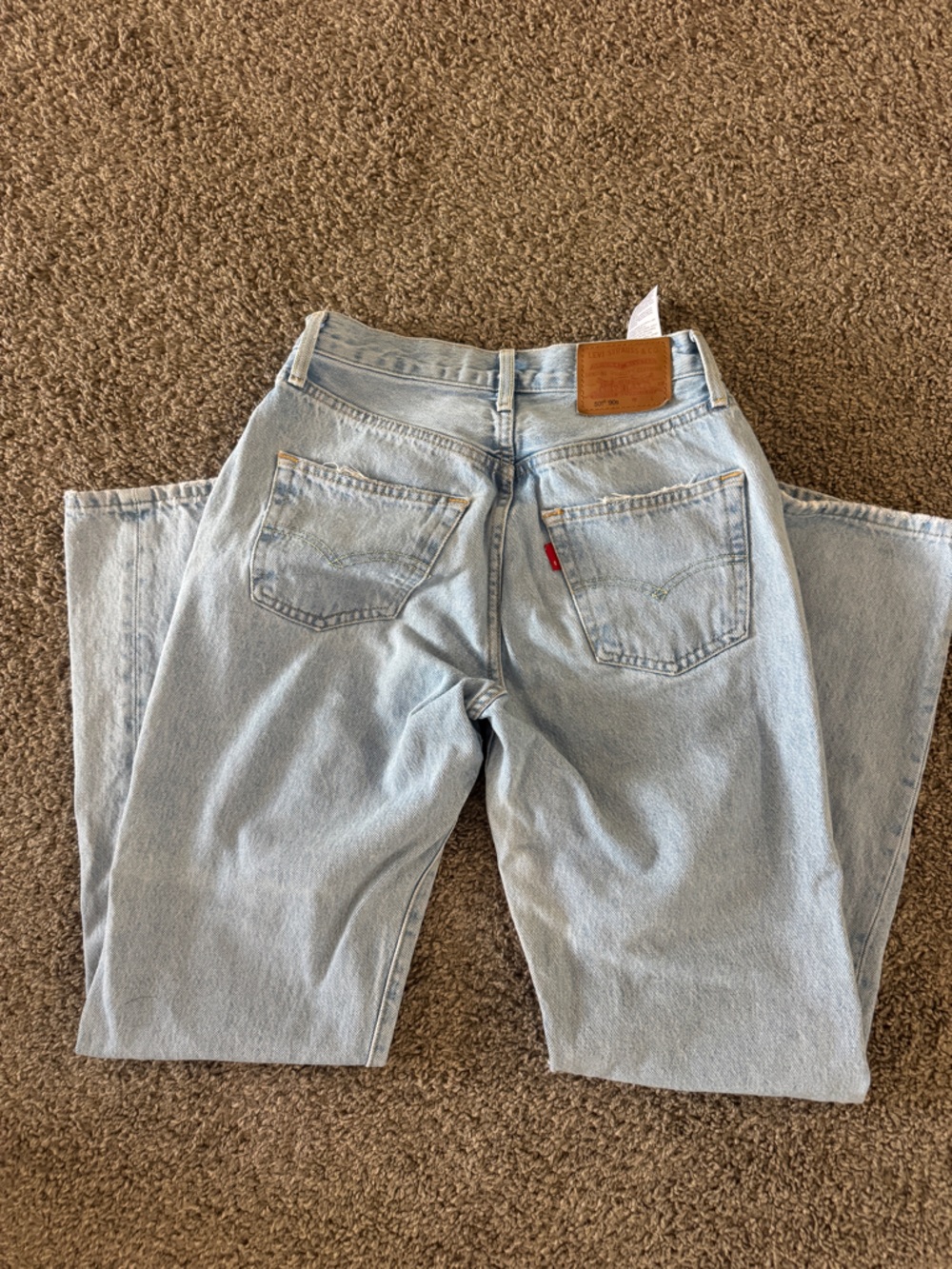 Levi's Vintage Light Blue Distressed Denim Jeans
